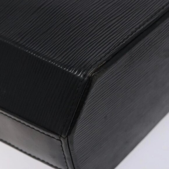 LOUIS VUITTON Epi Sac Seau Shoulder Bag Black M80161 LV Auth BA3396 - Picture 4 of 16
